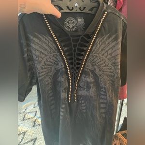 Women’s affliction shirt